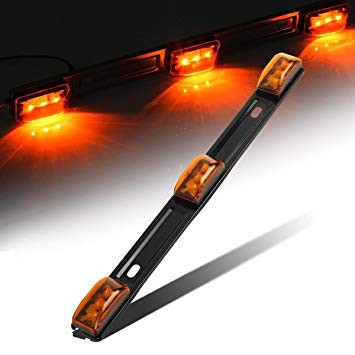 LUZ POSICION LED AMBAR 3 FOCOS 0