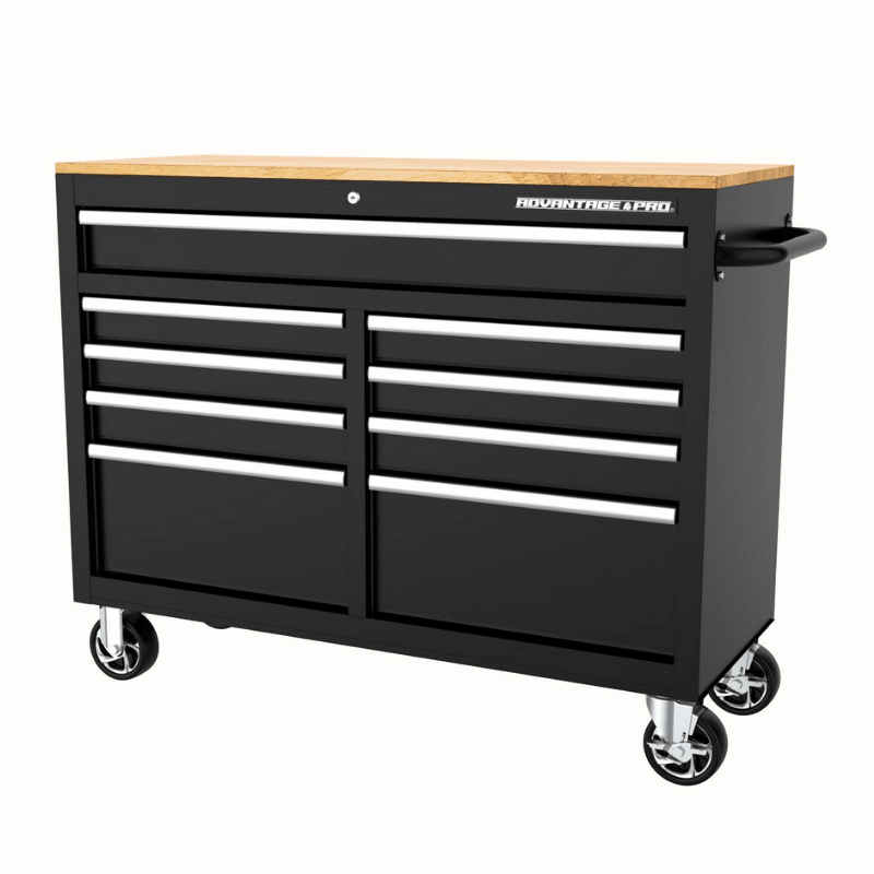 MESON DE TRABAJO 9 CAJONES NEGRO ADVANTAGE PRO MAT1-019 TT2