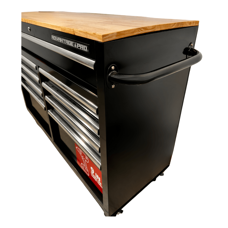MESON DE TRABAJO 9 CAJONES NEGRO ADVANTAGE PRO MAT1-019 TT4