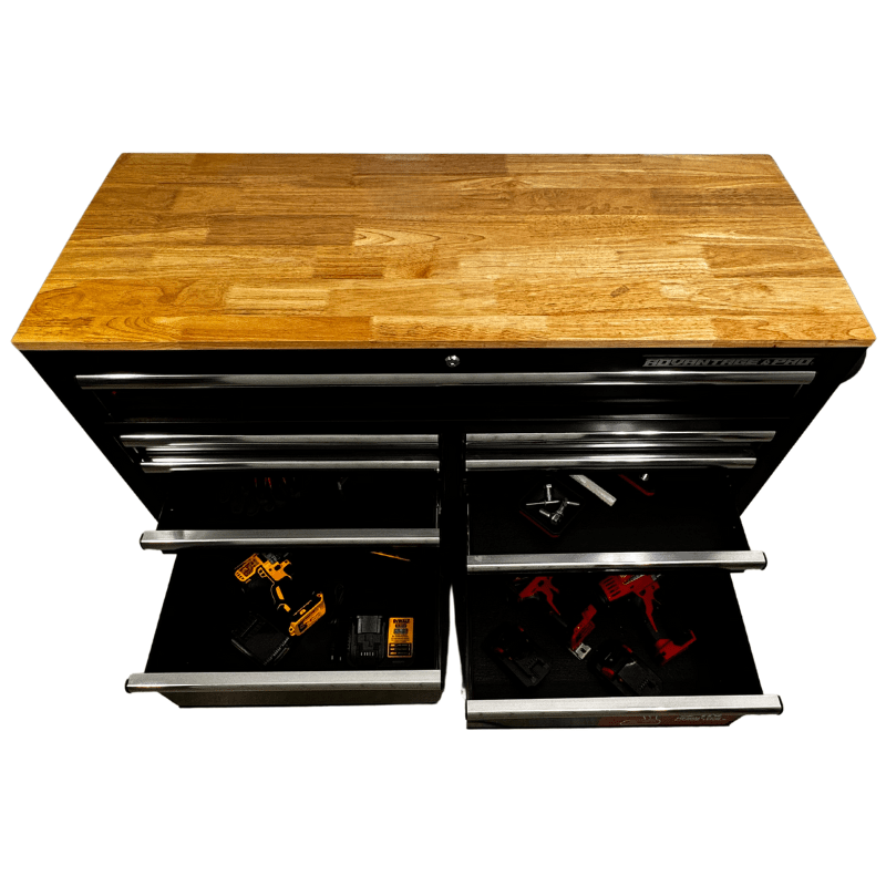 MESON DE TRABAJO 9 CAJONES NEGRO ADVANTAGE PRO MAT1-019 TT8