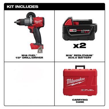 TALADRO ATORNILLADOR MILWAUKEE FUEL 18V 2803-223