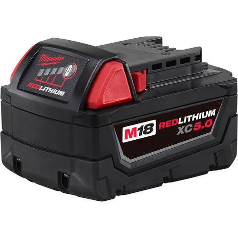 KIT DE CARGADOR+ BATERIA 5.0AH 18V MILWAUKEE 48-59503