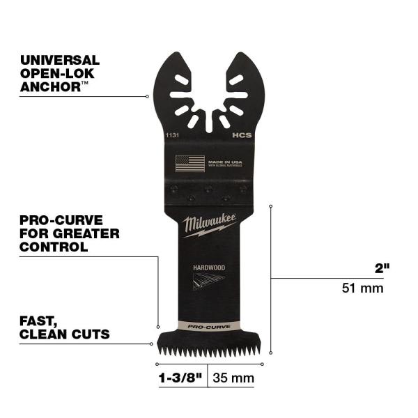 SET 5 HOJAS MULTIHERRAMIENTA MILWAUKEE 49-25-11351