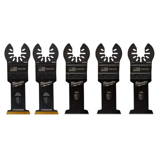 SET 5 HOJAS MULTIHERRAMIENTA MILWAUKEE 49-25-1135 2