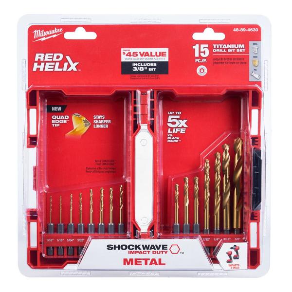 SET DE 15 BROCAS MILWAUKEE 48-89-4630 0