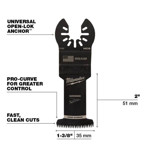 SET 20 HOJAS Y ACCESORIOS MULTIHERRAMIENTA MILWAUKEE 49-10-92202