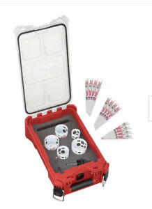 SET 20 SIERRAS SACABOCADOS + SIERRAS + PACKOUT MILWAUKEE 49-22-56212