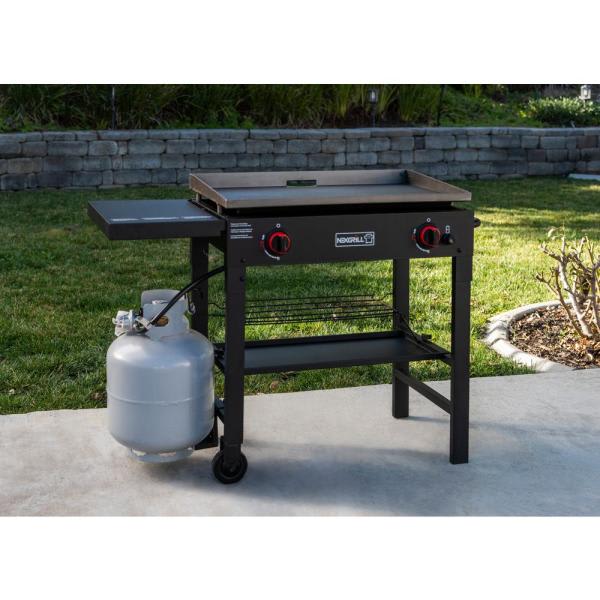 PLANCHA A GAS 2 QUEMADORES NEXGRILL 720-07854