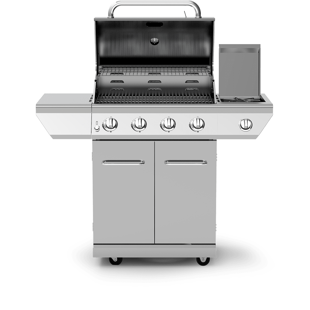 PARRILLA A GAS INOX 4 QUEMADORES NEXGRILL 720-0830H2