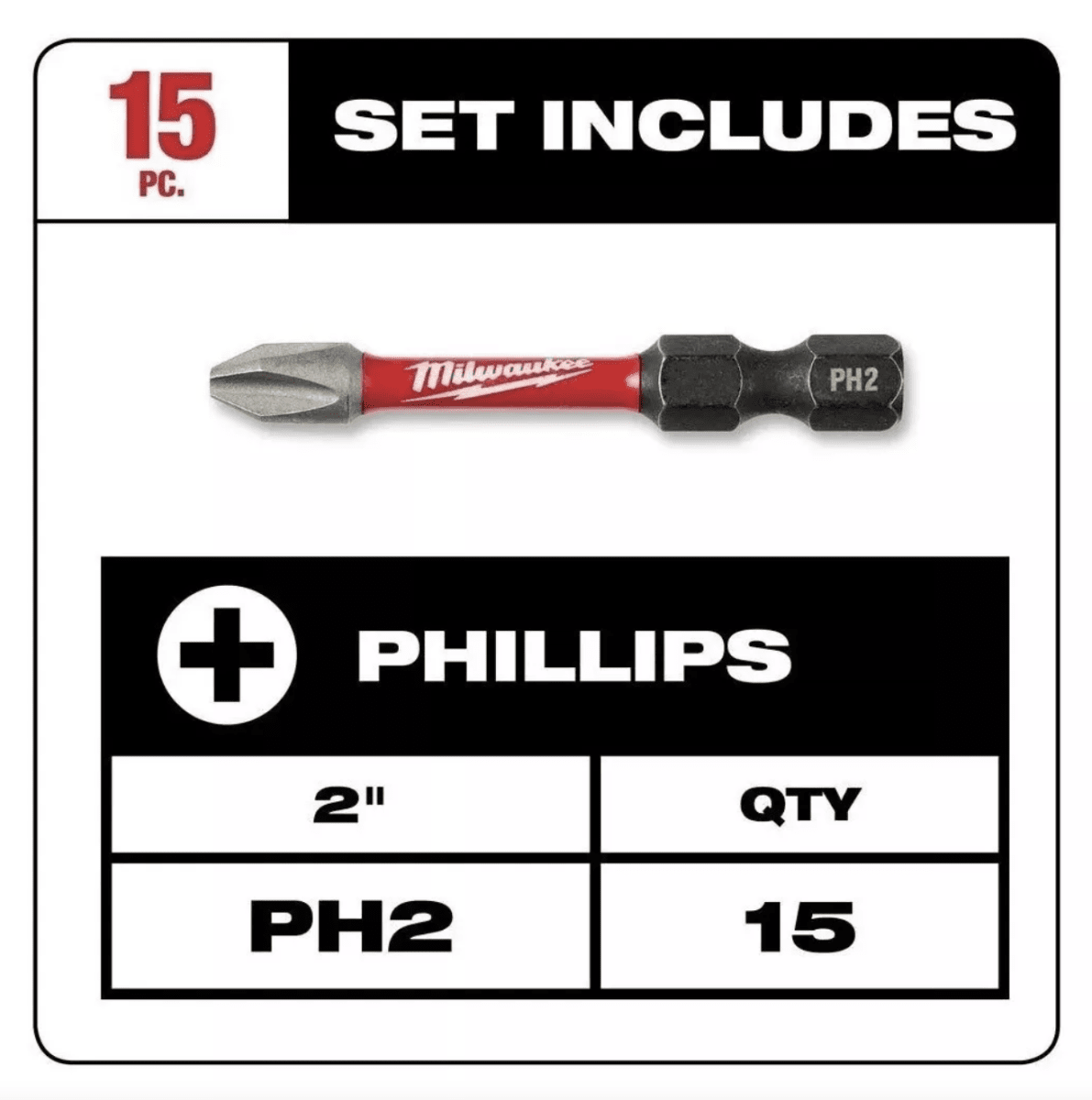 PACK 15 PUNTAS DE IMPACTO 2