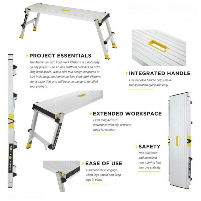 PLATAFORMA ALUMINIO GORILA 1,20 MTS2