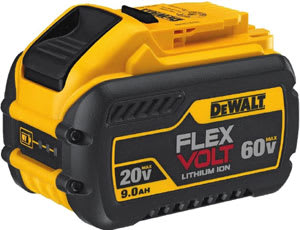 ORILLADORA DEWALT 60V + BATERIA FLEXVOLT 9 DCST970X1S4