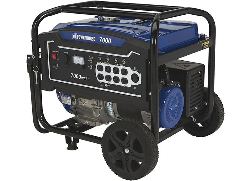 GENERADOR POWER HORSE 7000W + ENCHUFE2