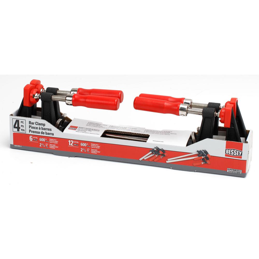 SET 4 PRENSAS SARGENTO BESSEY GSCC4PK 0