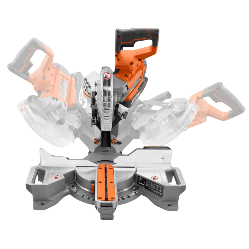 SIERRA INGLETEADORA 18V DESLIZANTE DOBLE BISEL BRUSHLESS 7-1/4” RIDGID R48607B2