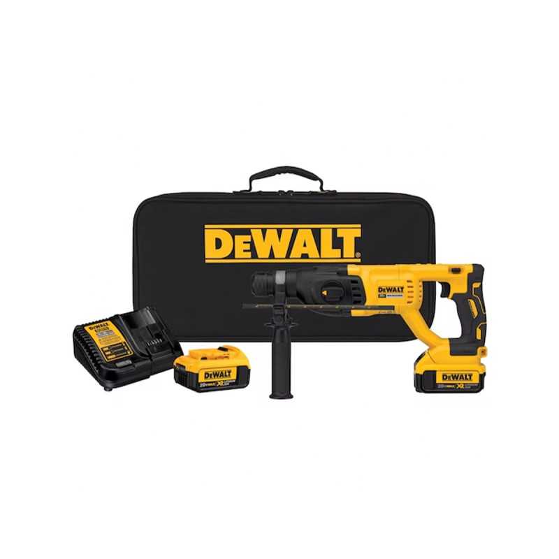 ROTOMARTILLO 20V + 2 BATERÍAS + CARGADOR DEWALT DCH133M2-B2 0