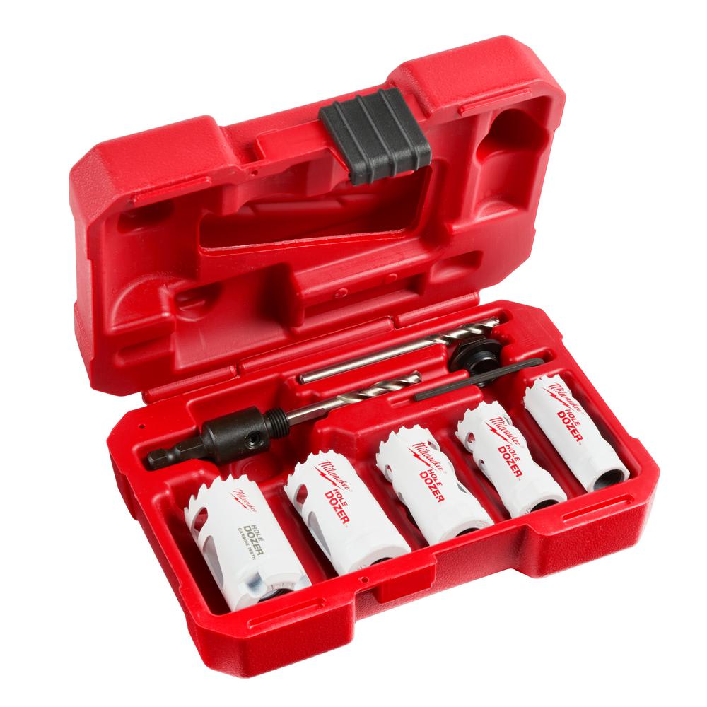 SET 7 SIERRAS SACABOCADOS MILWAUKEE 49-22-4040 0