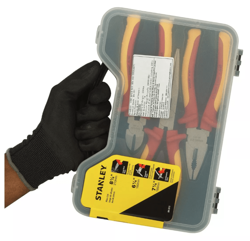 SET 3 ALICATES VDE 7 STANLEY 84-0115