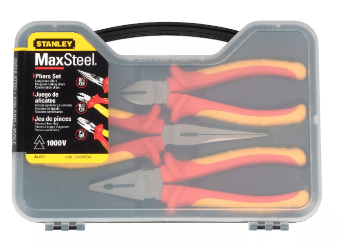 SET 3 ALICATES VDE 7 STANLEY 84-011 0