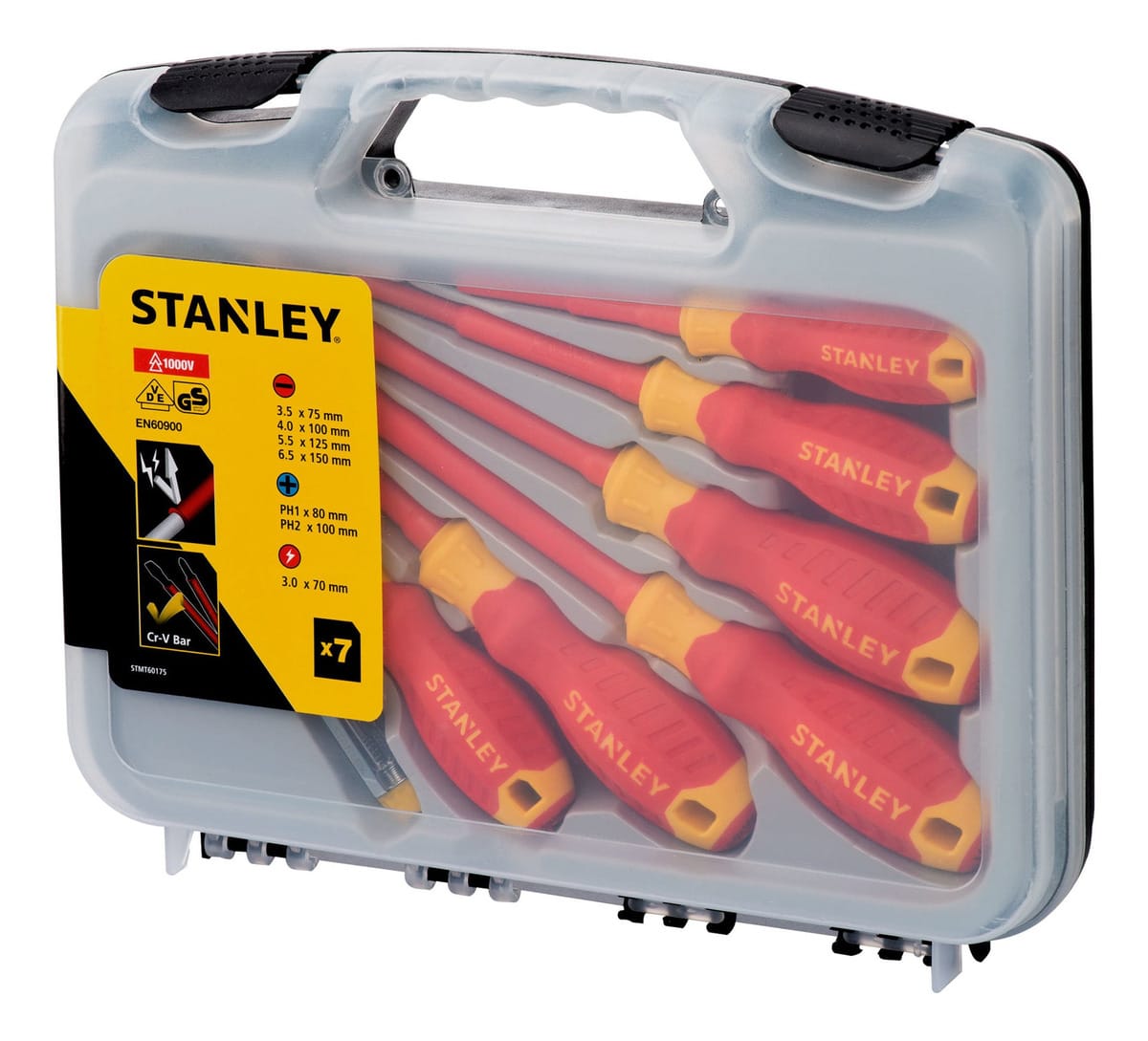 SET 7 DESTORNILLADORES AISLADOS STANLEY STMT60175-LA 0