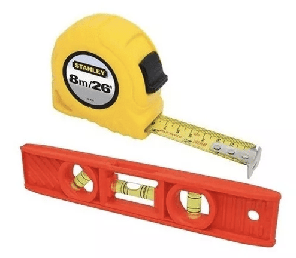 SET CINTA METRICA 8 MT Y NIVEL TORPEDO 203 MM STANLEY 94-5483