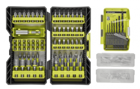 SET DE PUNTAS Y BROCAS 142 PCS RYOBI A981421 0