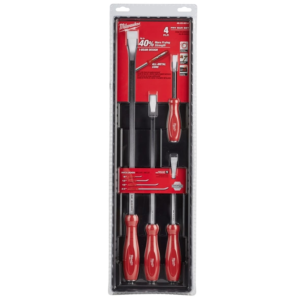 SET 4 BARRETILLAS MILWAUKEE 48-22-9214 0