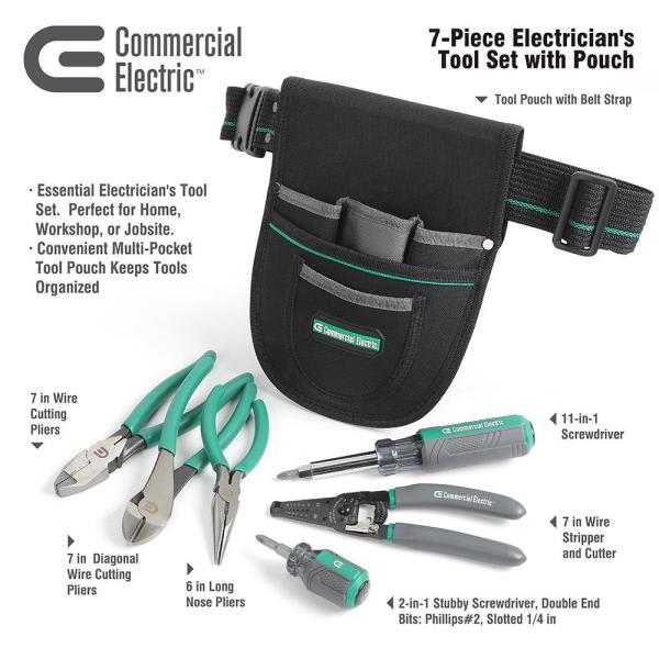 SET 7 HERRAMIENTAS ELECTRICISTA CE 9977224