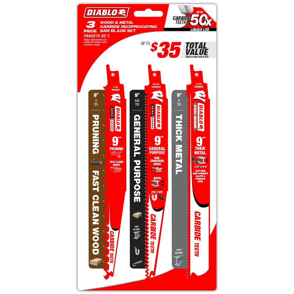 SET 3 HOJAS SIERRA SABLE DIABLO DS003SPGC 0