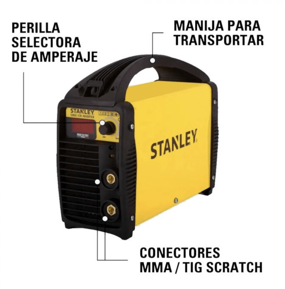 SOLDADORA INVERTER MMA 160A SIRIO 170 61457-B2C2