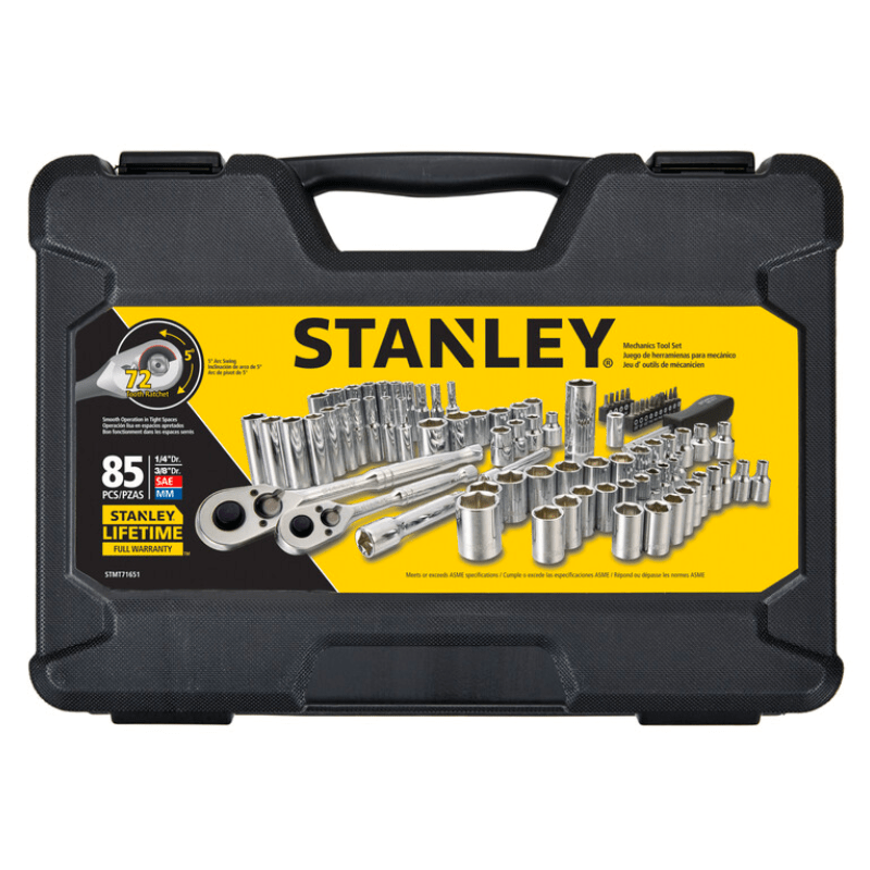 JUEGO DE HERRAMIENTAS PARA MECÁNICO 85 PCS STANLEY STMT71651 0