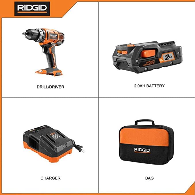 TALADRO RIDGID 18V R8600521K3