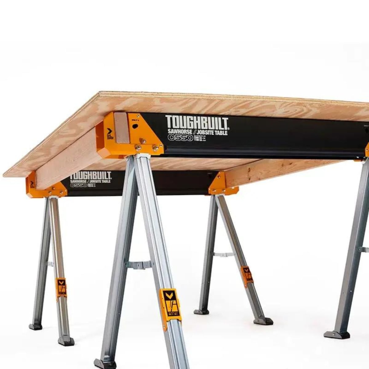 PACK 2 CABALLETES DE ACERO TOUGHTBUILT TB-C550 (x2)2