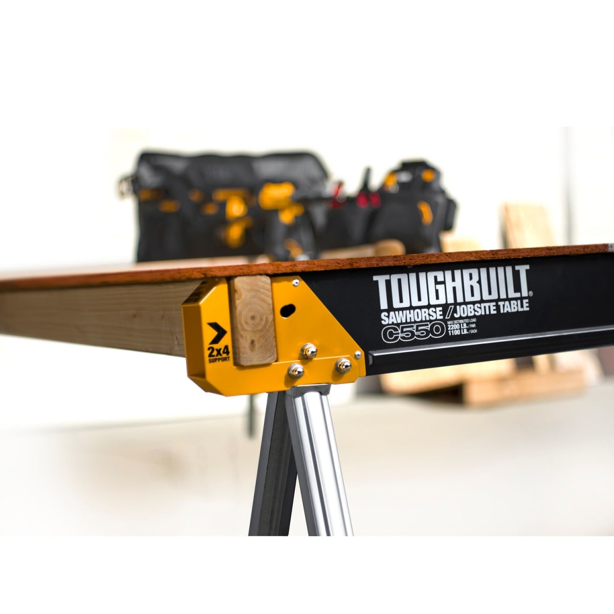 PACK 2 CABALLETES DE ACERO TOUGHTBUILT TB-C550 (x2)3