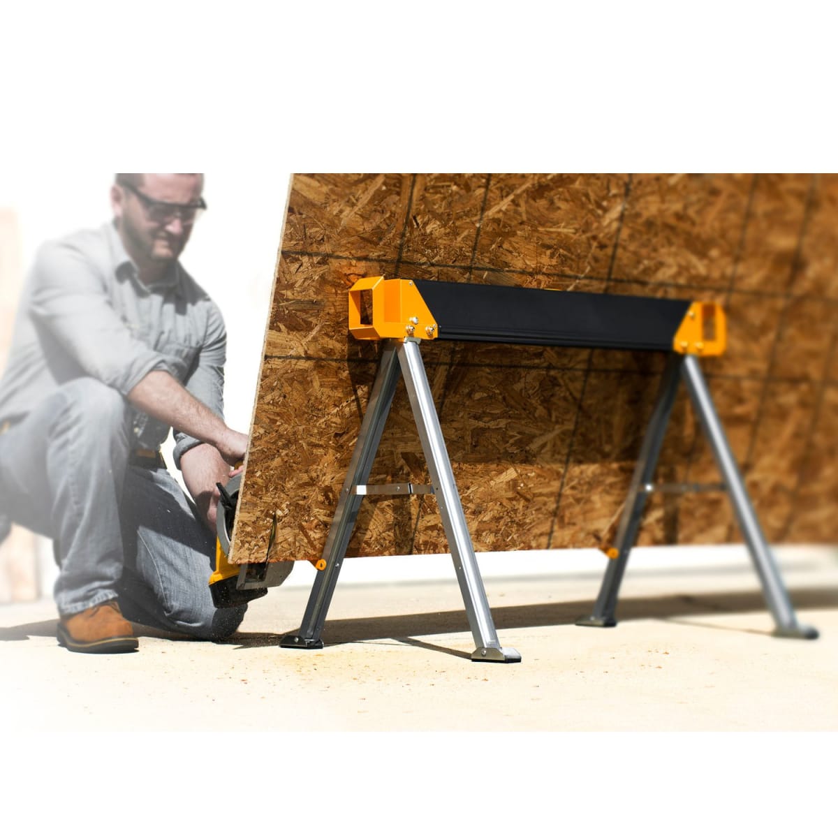 PACK 2 CABALLETES DE ACERO TOUGHTBUILT TB-C550 (x2)4