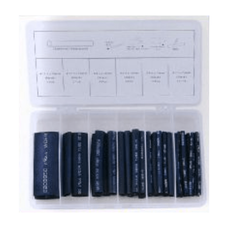 SET TERMORRETRACTIL NEGRO 42 PCS UYUSTOOLS TMR42T2