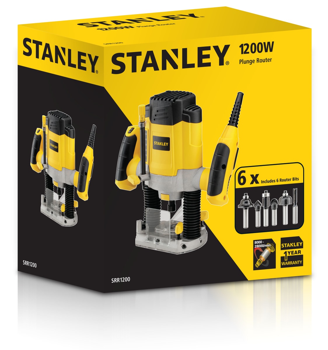 ROUTER REBAJADORA 1200W SRR12001