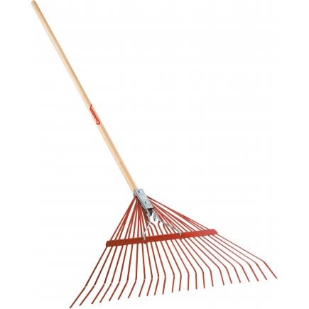 RASTRILLO METALICO MANGO MADERA CORONA RK240031
