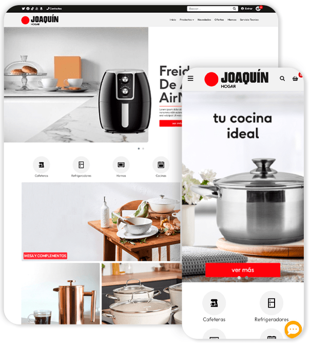 Plantilla de Ecommerce Rosario Moderna