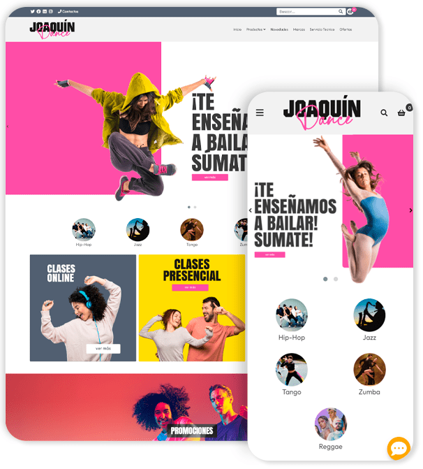 Plantilla de Ecommerce Joaquin Pop