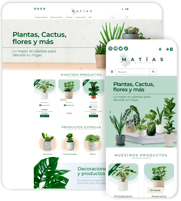 Plantilla de Ecommerce MATIAS-POP