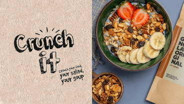 Tarjeta Crunchit - Alimentos saludables