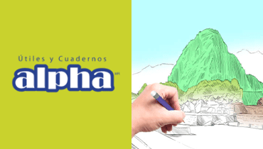 Tarjeta Mundo Alpha - Arte librería y cordonería