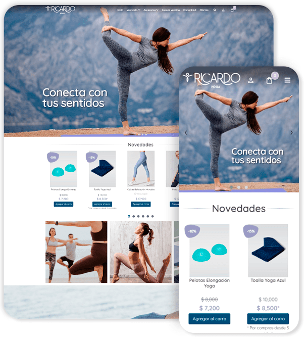 Plantilla de Ecommerce Ricardo clasico