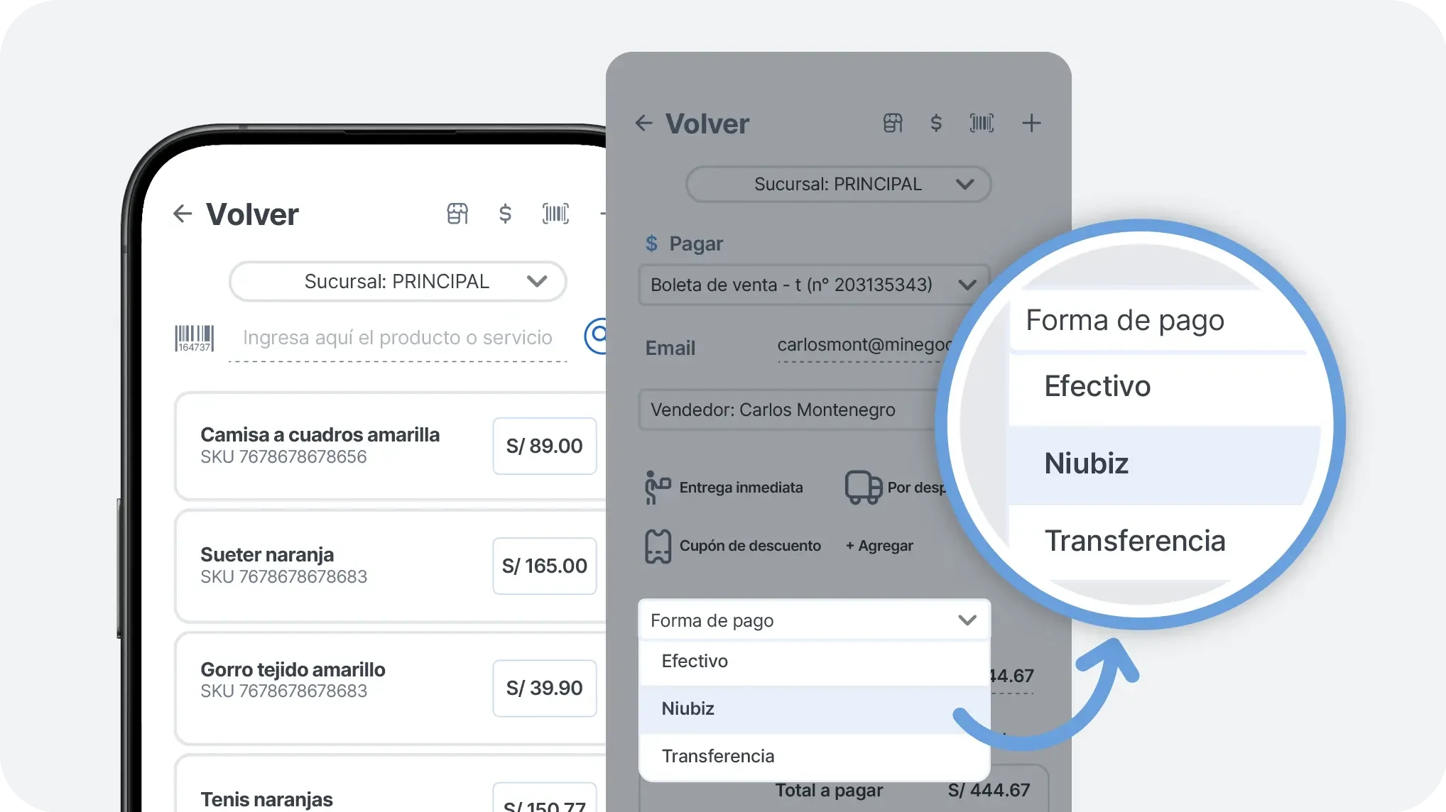 Bsale Cobros con terminal de pago desde la App