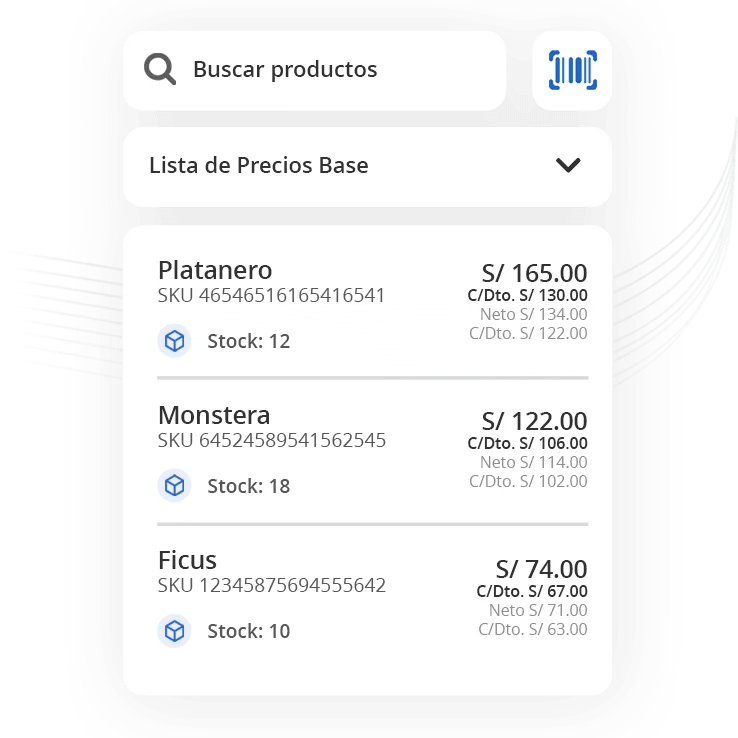 reportes de venta e inventario en línea