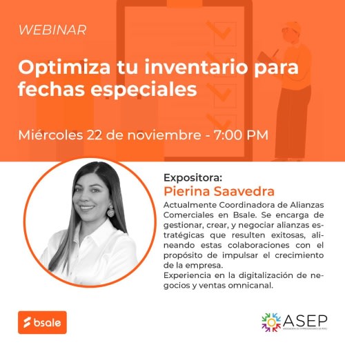 Webinar: ¿cómo optimizar la gestión de tu inventario en fechas especiales?