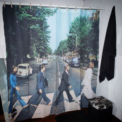 Cortina de Baño Abbey Road1