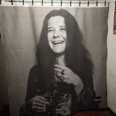 Cortina de Baño Janis Joplin1