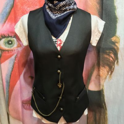 Gilet Femenino Negro